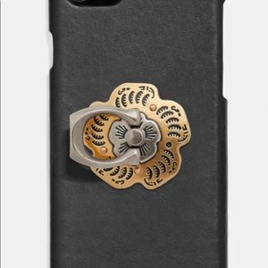 Coach tea rods phone grip/ kick stand